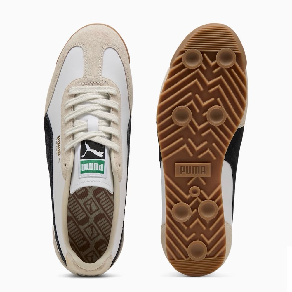 PUMA Arizona Retro Sneakers in White, Black, Beige- Size 10.5 Women - Picture 8 of 8